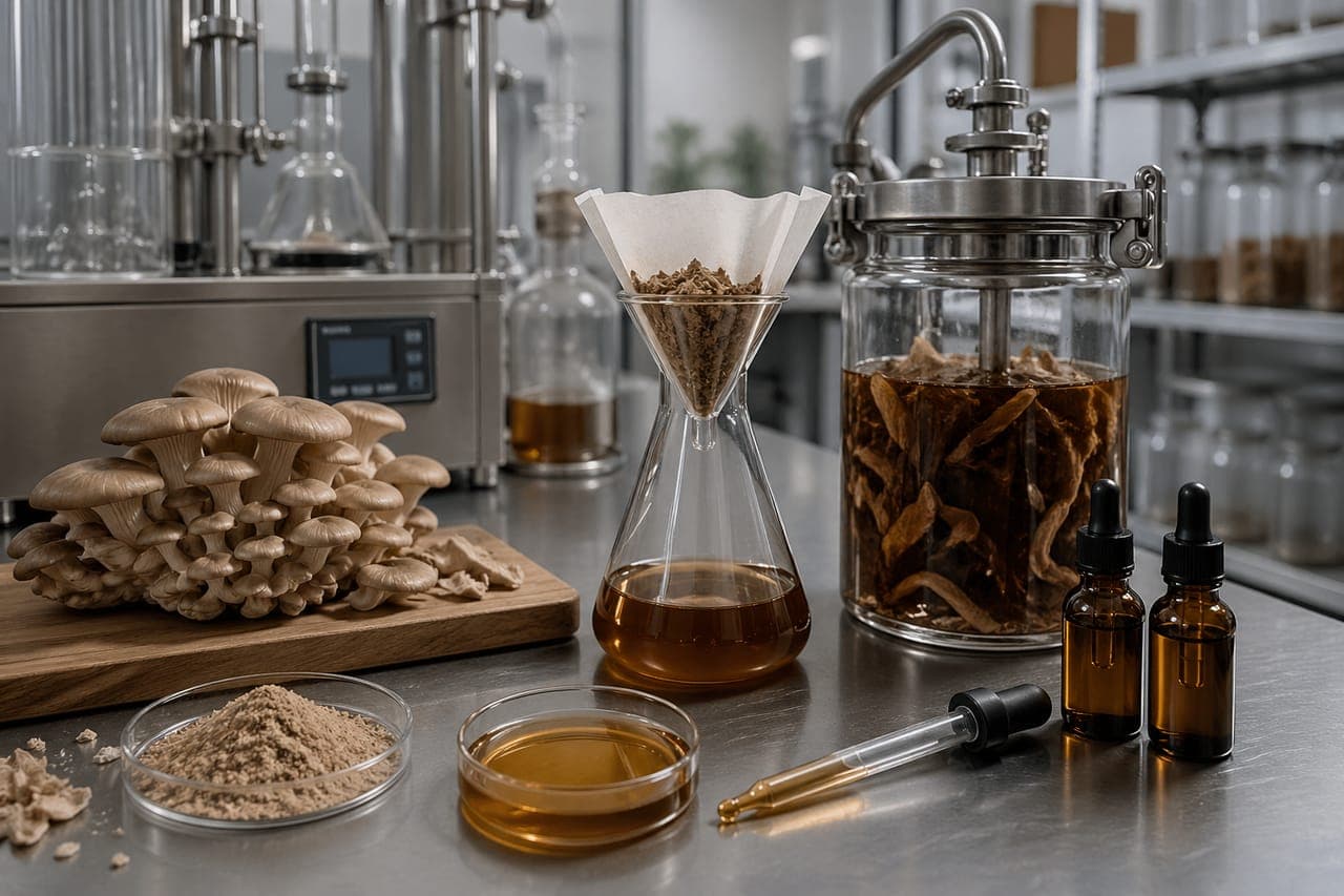 Mushroom Extraction Process: What It Is and Why It Matters