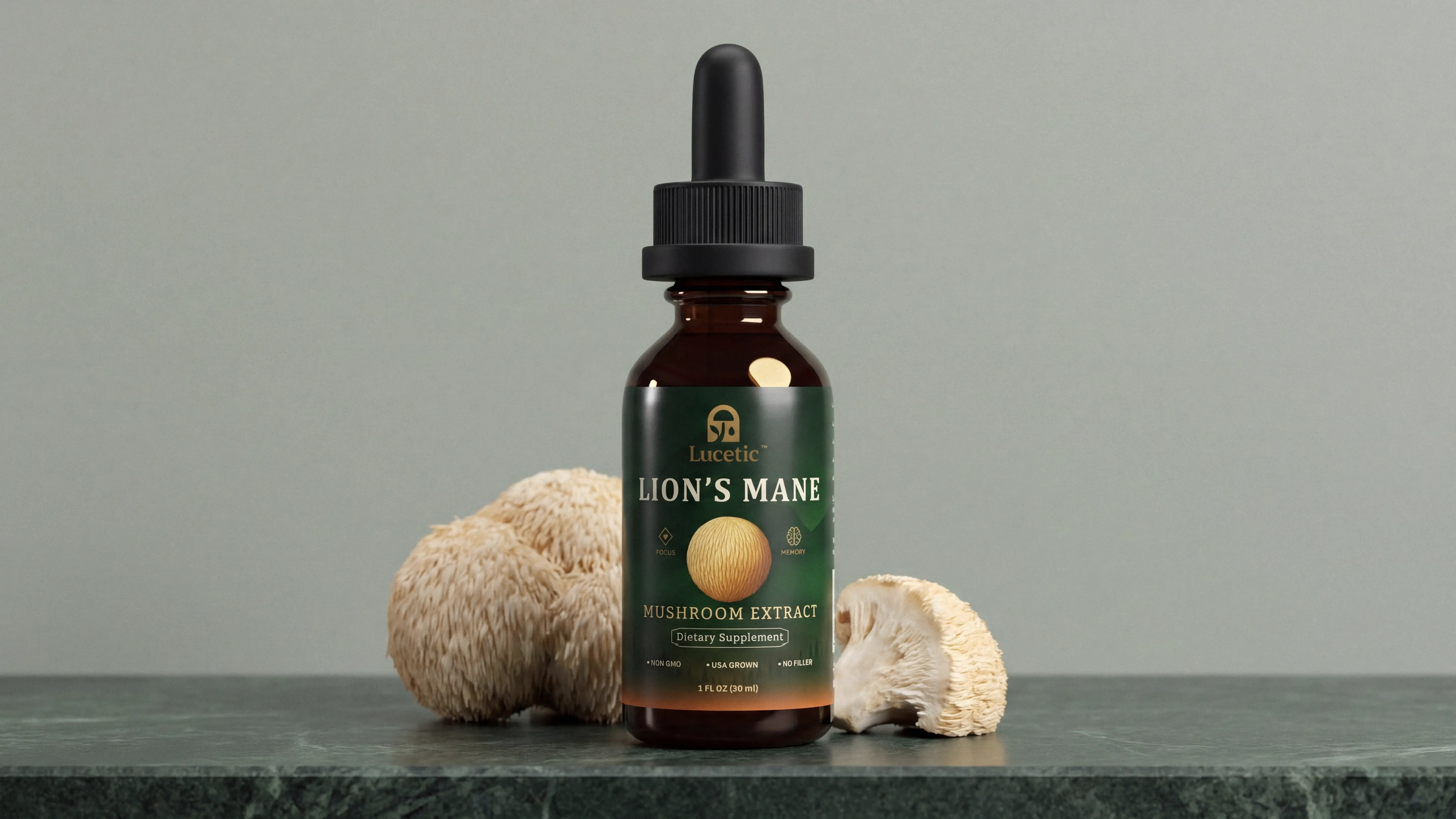 Lucetic Lion's Mane Focus Supplement